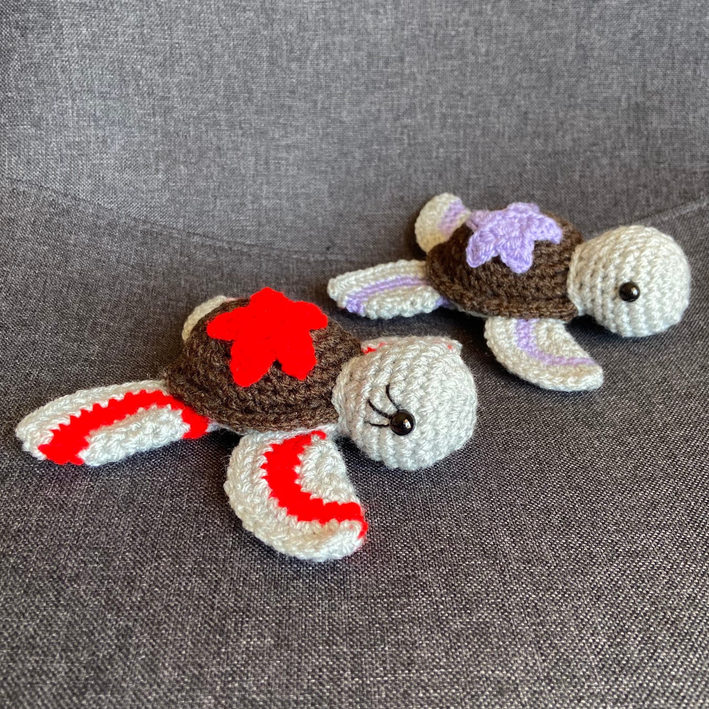 Peluches tortues au crochet – Amigurumi fait main en France Les Crochets d'Isabelle