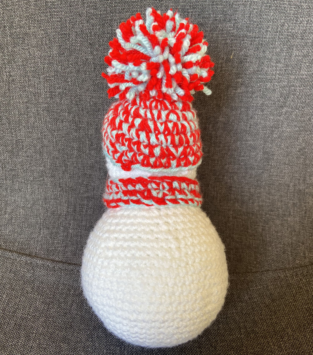Décoration Noël bonhomme de neige au crochet – Fait main en France Les Crochets d'Isabelle