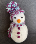 Décoration Noël bonhomme de neige au crochet – Fait main en France Les Crochets d'Isabelle