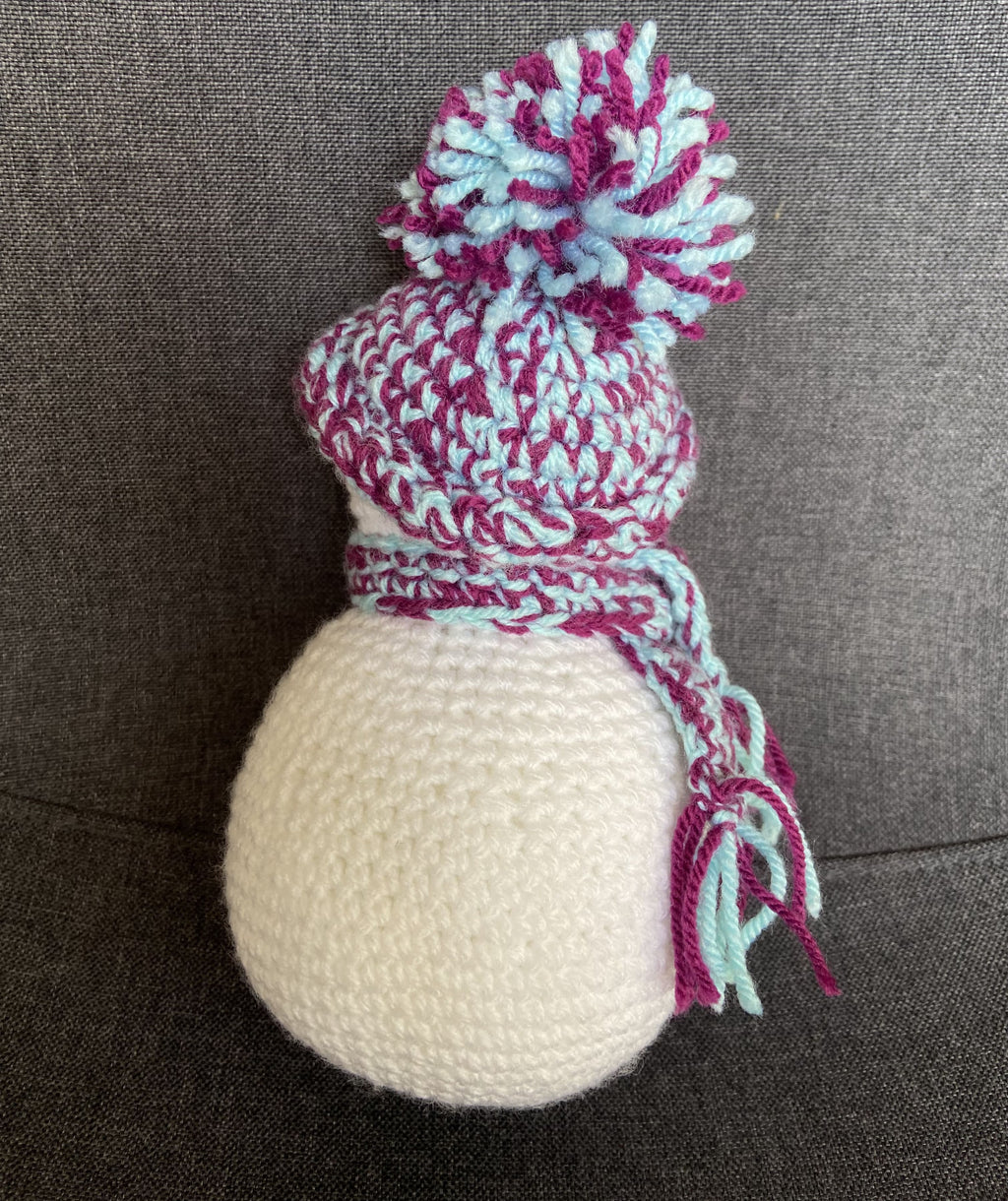 Décoration Noël bonhomme de neige au crochet – Fait main en France Les Crochets d'Isabelle