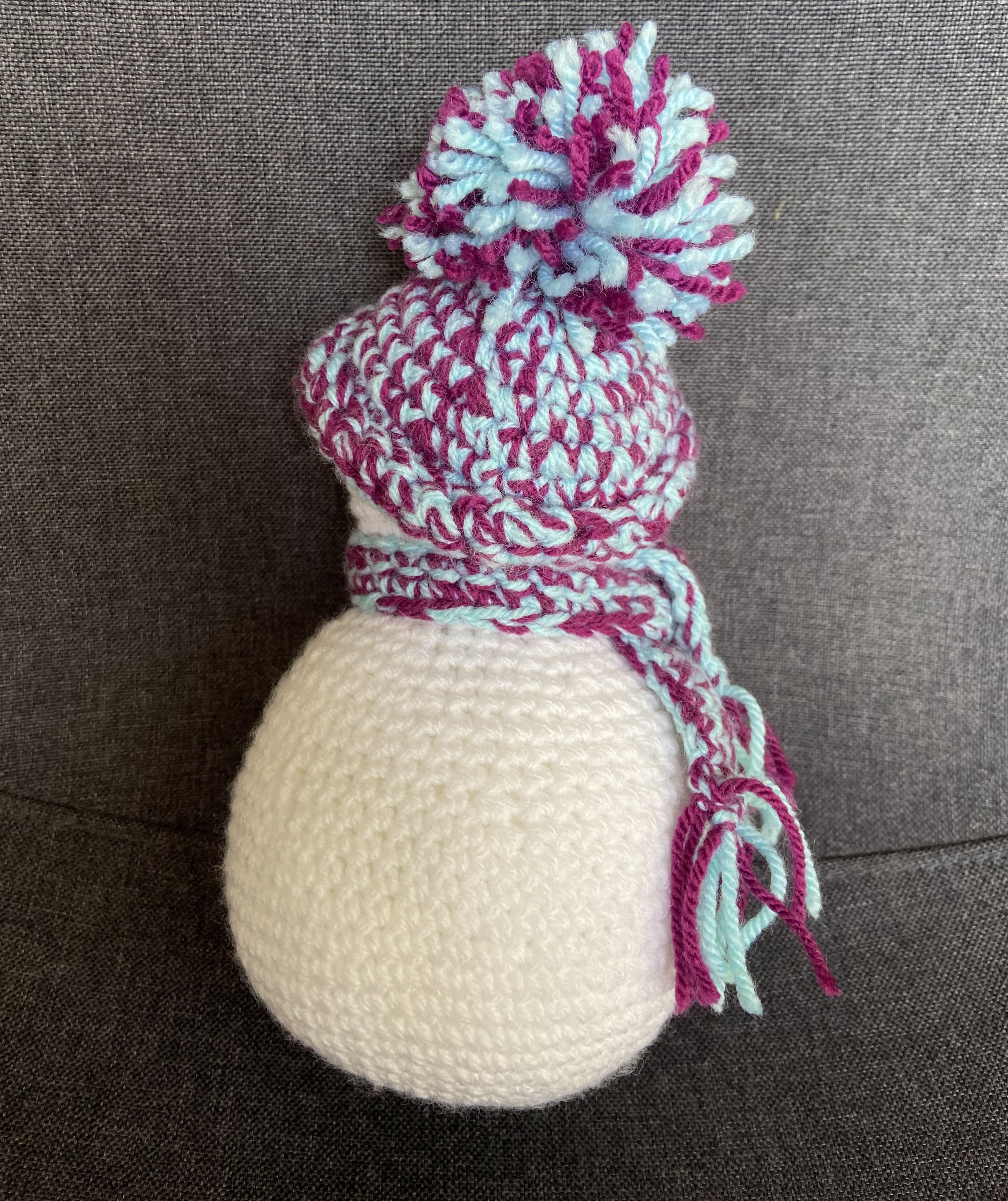 Décoration Noël bonhomme de neige au crochet – Fait main en France Les Crochets d'Isabelle