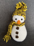 Décoration Noël bonhomme de neige au crochet – Fait main en France Les Crochets d'Isabelle