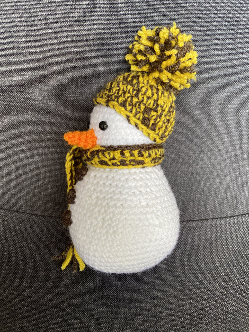 Décoration Noël bonhomme de neige au crochet – Fait main en France Les Crochets d'Isabelle