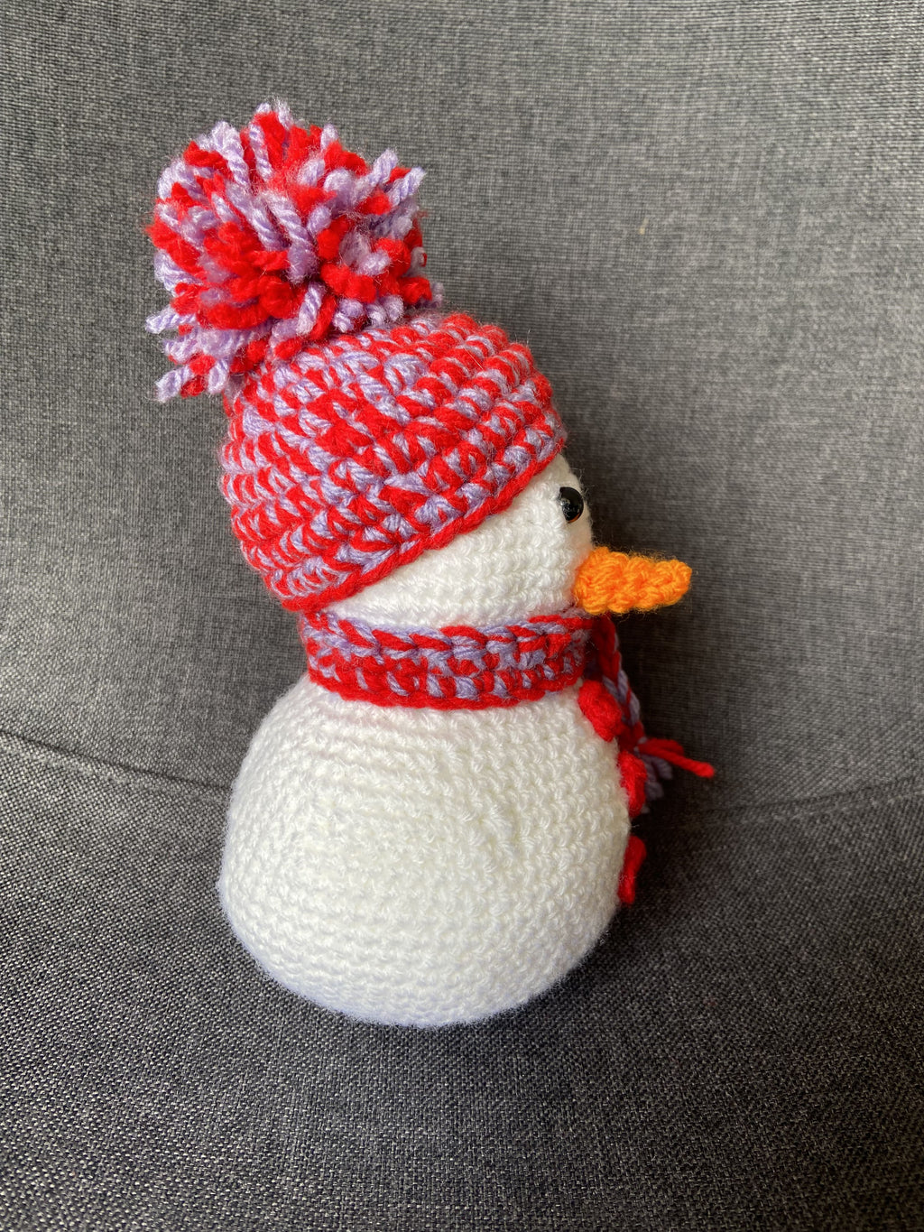 Décoration Noël bonhomme de neige au crochet – Fait main en France Les Crochets d'Isabelle