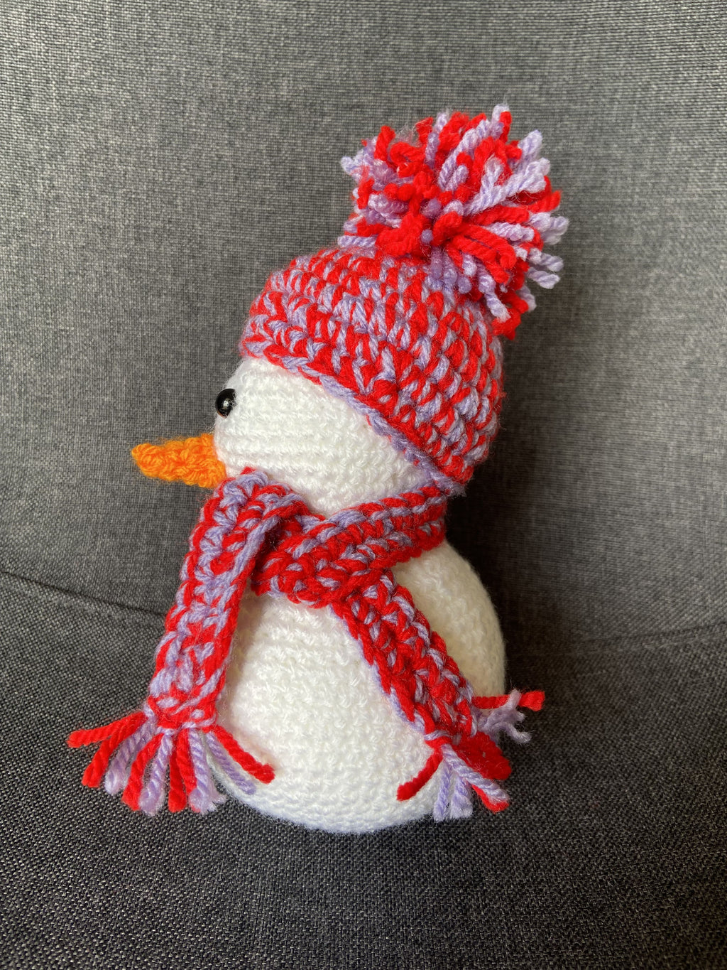 Décoration Noël bonhomme de neige au crochet – Fait main en France Les Crochets d'Isabelle