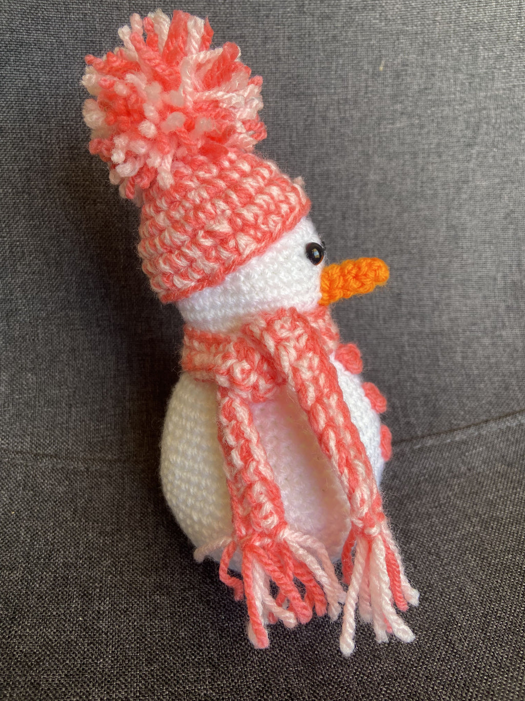 Décoration Noël bonhomme de neige au crochet – Fait main en France Les Crochets d'Isabelle