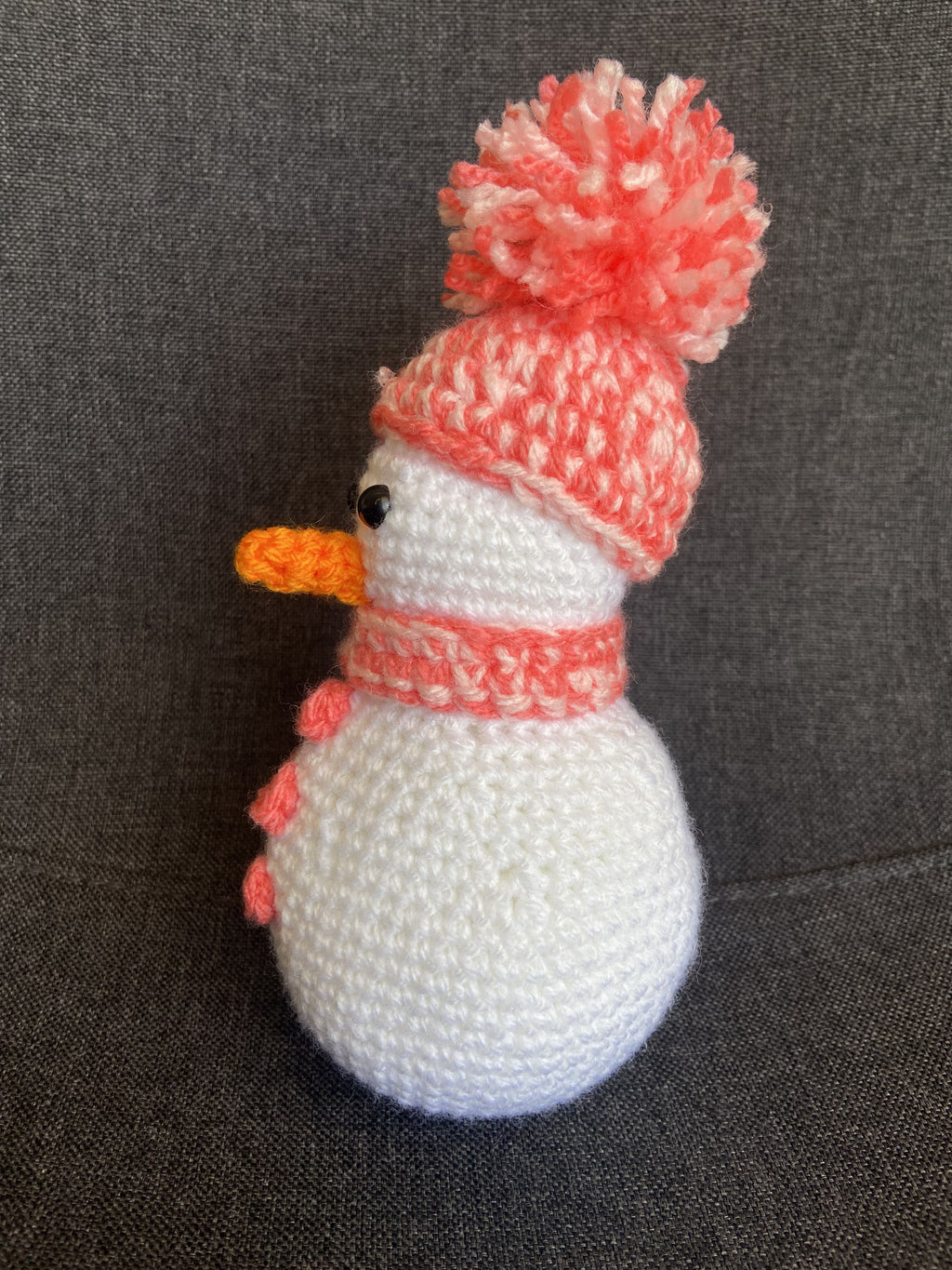 Décoration Noël bonhomme de neige au crochet – Fait main en France Les Crochets d'Isabelle