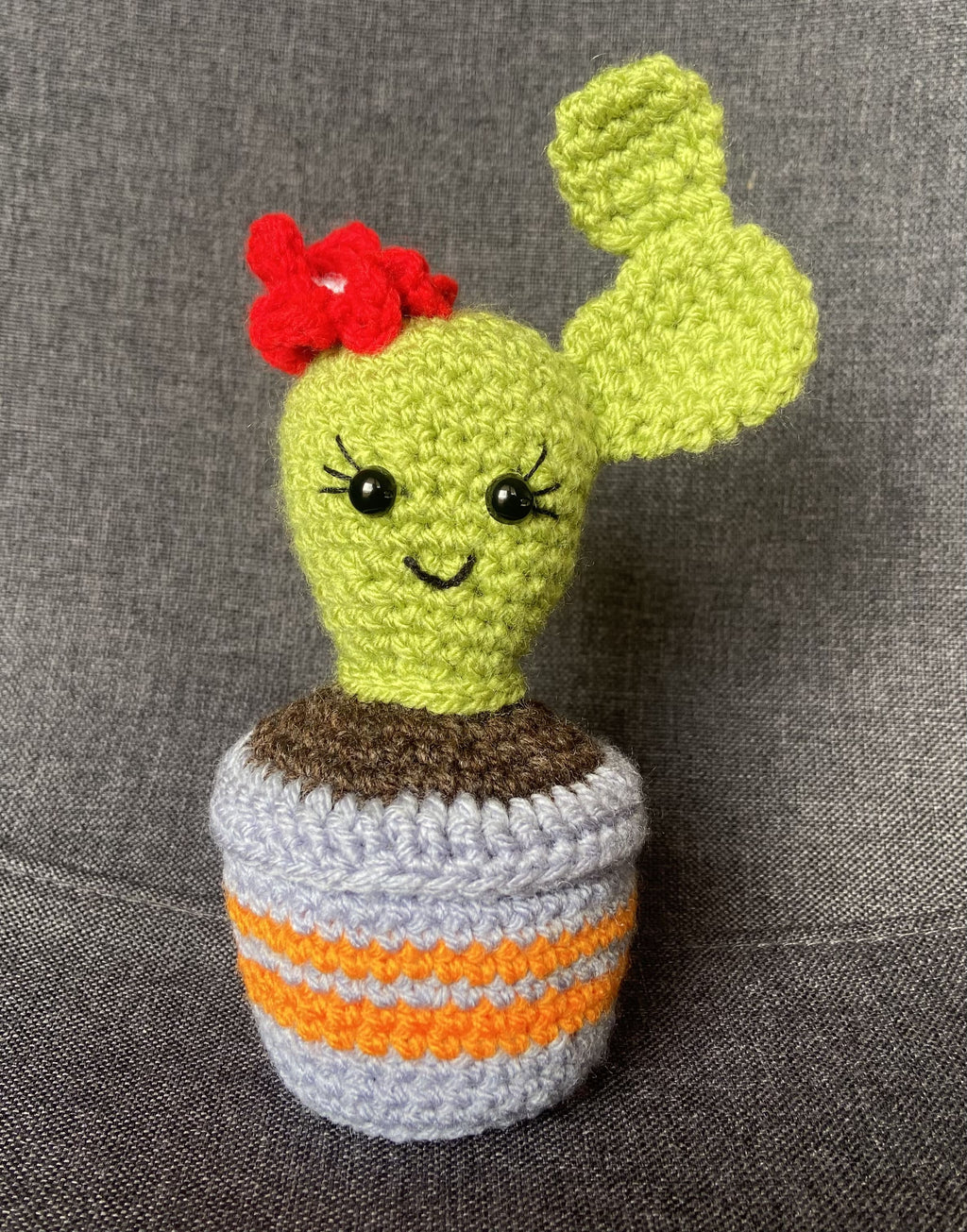 Cactus au crochet – Amigurumi kawaii fait main - Décoration cottagecore Les Crochets d'Isabelle