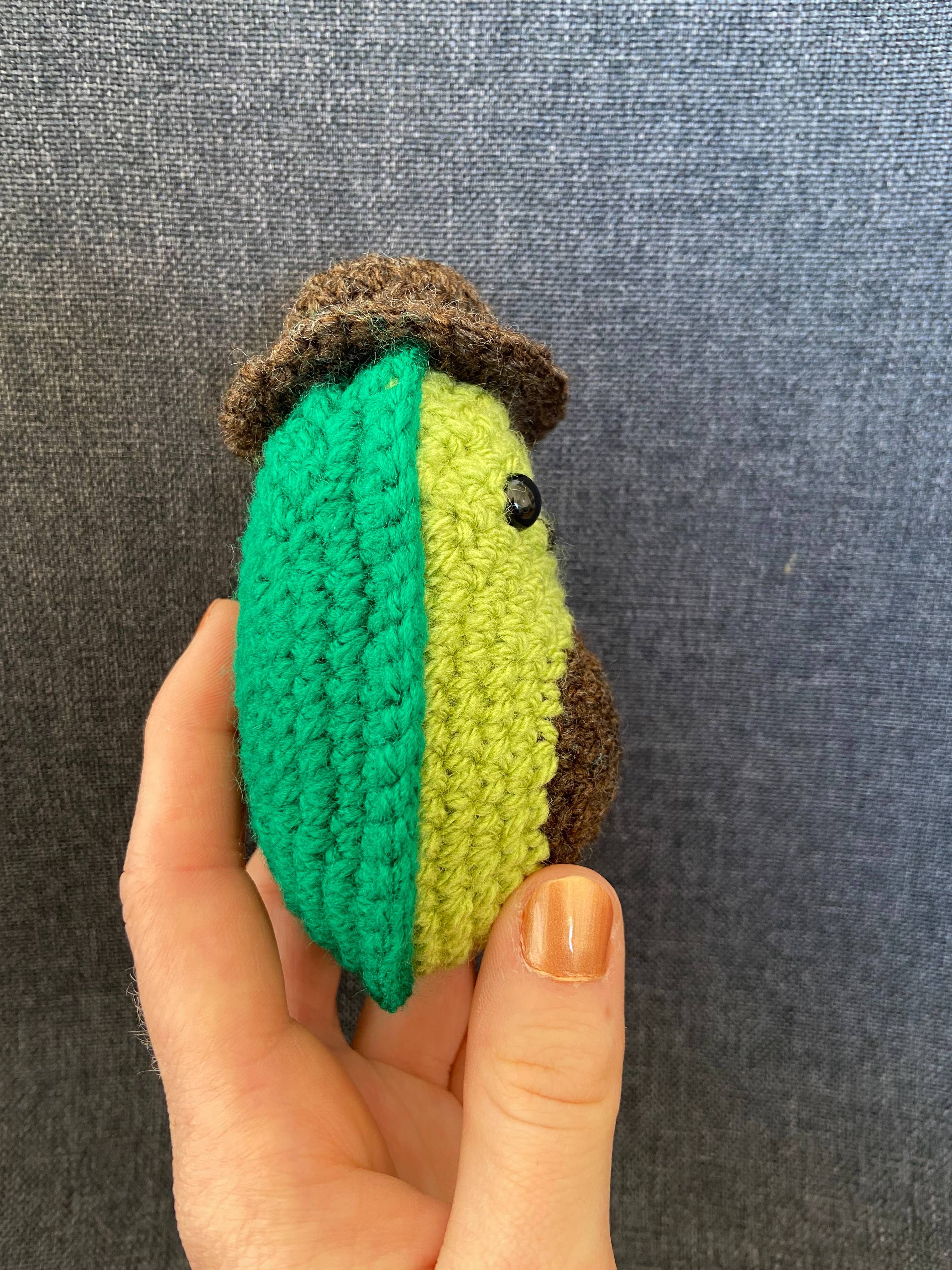 Peluches avocat au crochet – Amigurumi kawaii fait main Les Crochets d'Isabelle