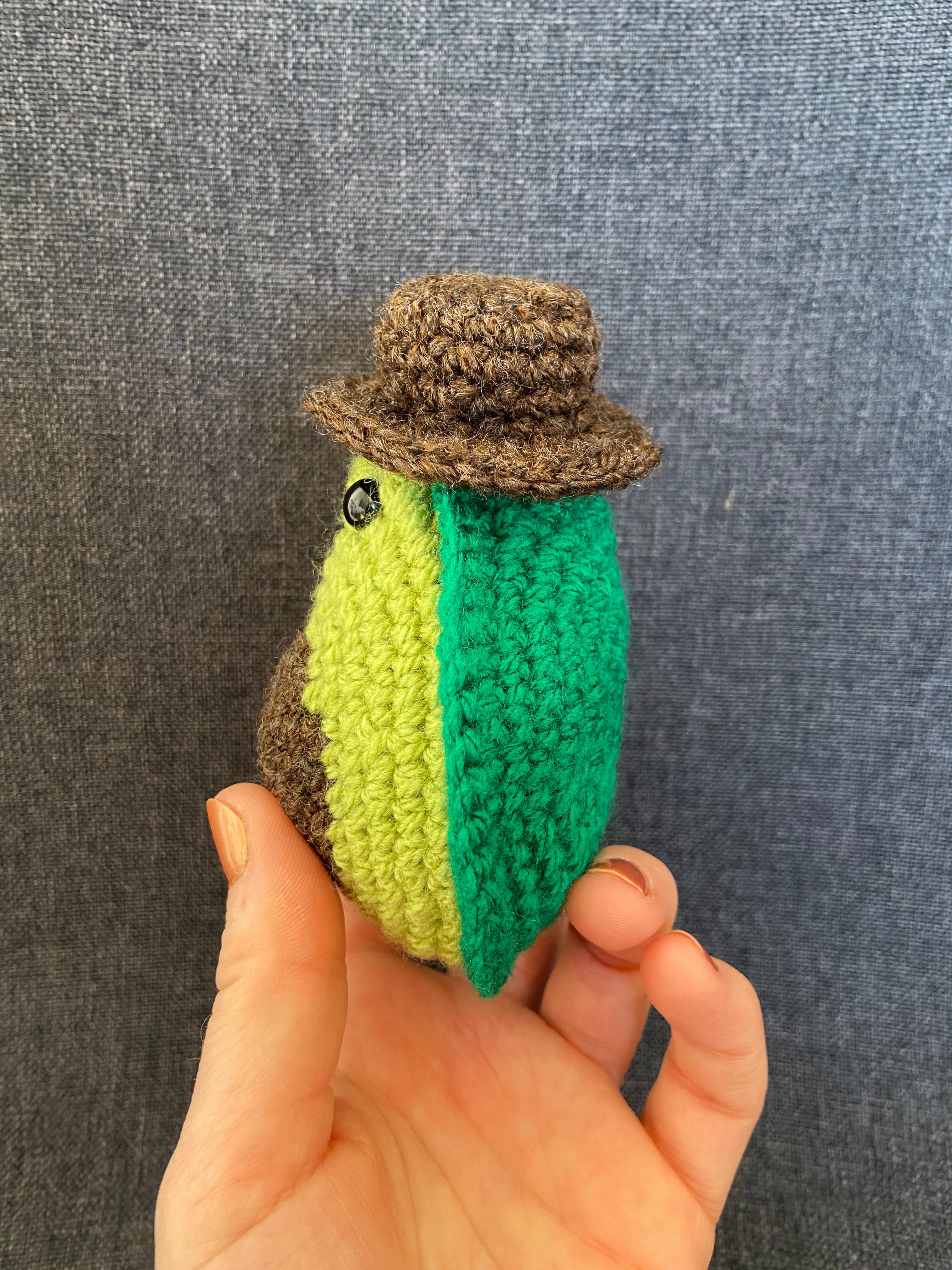 Peluches avocat au crochet – Amigurumi kawaii fait main Les Crochets d'Isabelle