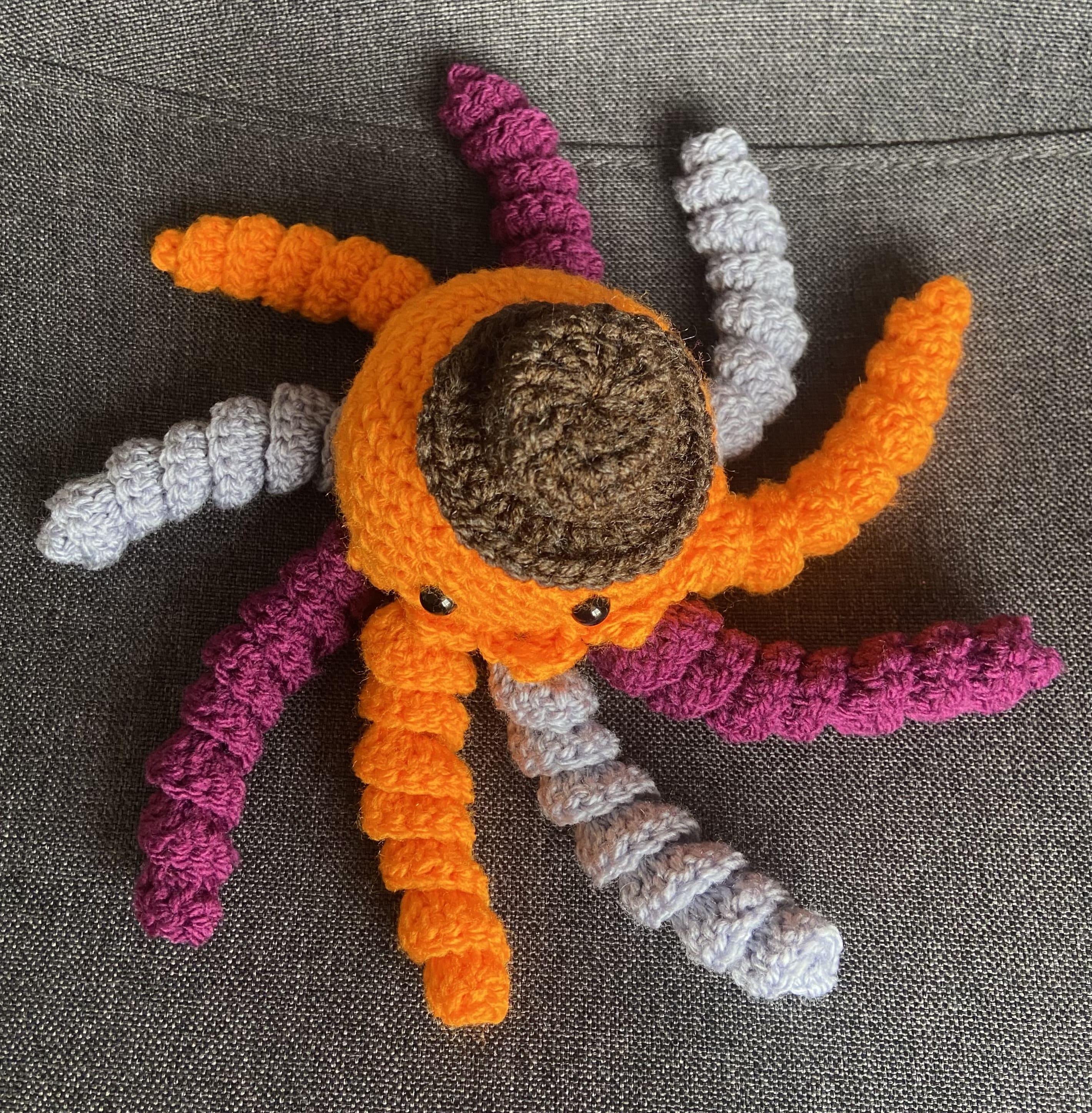 Peluche pieuvre au crochet – Amigurumi fait main en France Les Crochets d'Isabelle