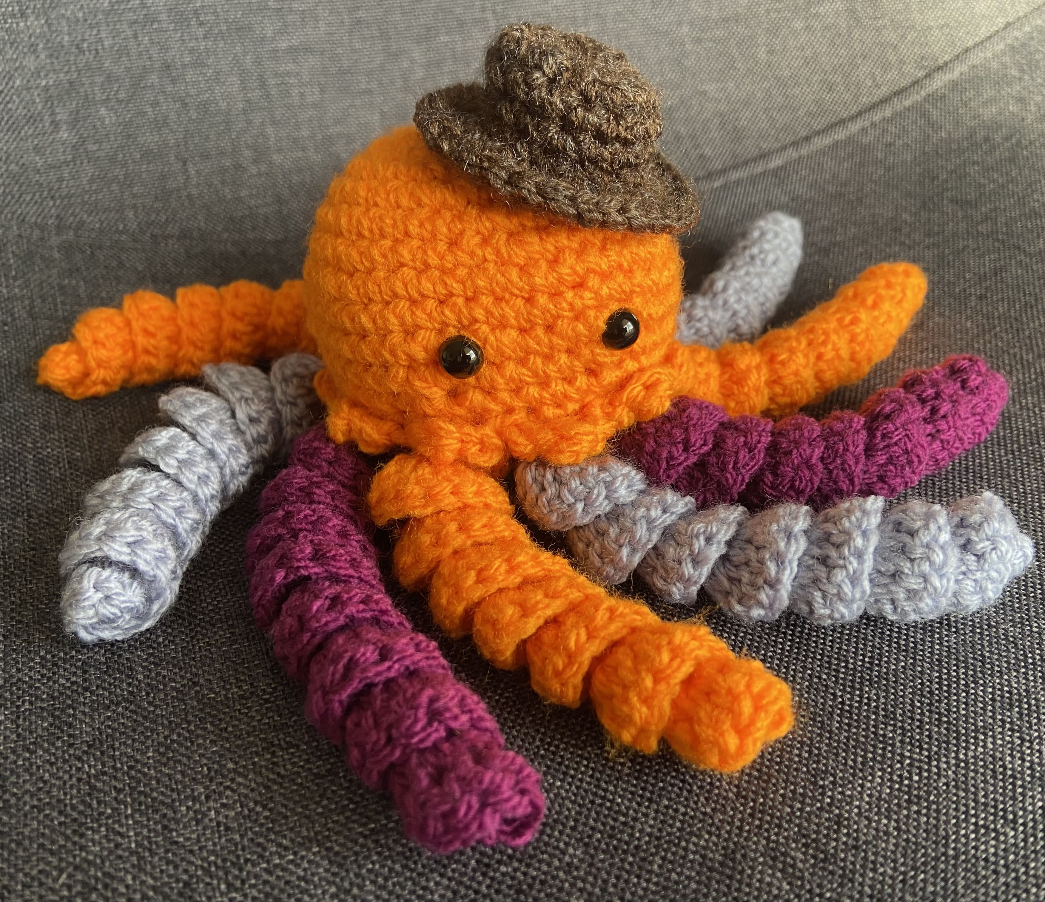 Peluche pieuvre au crochet – Amigurumi fait main en France Les Crochets d'Isabelle