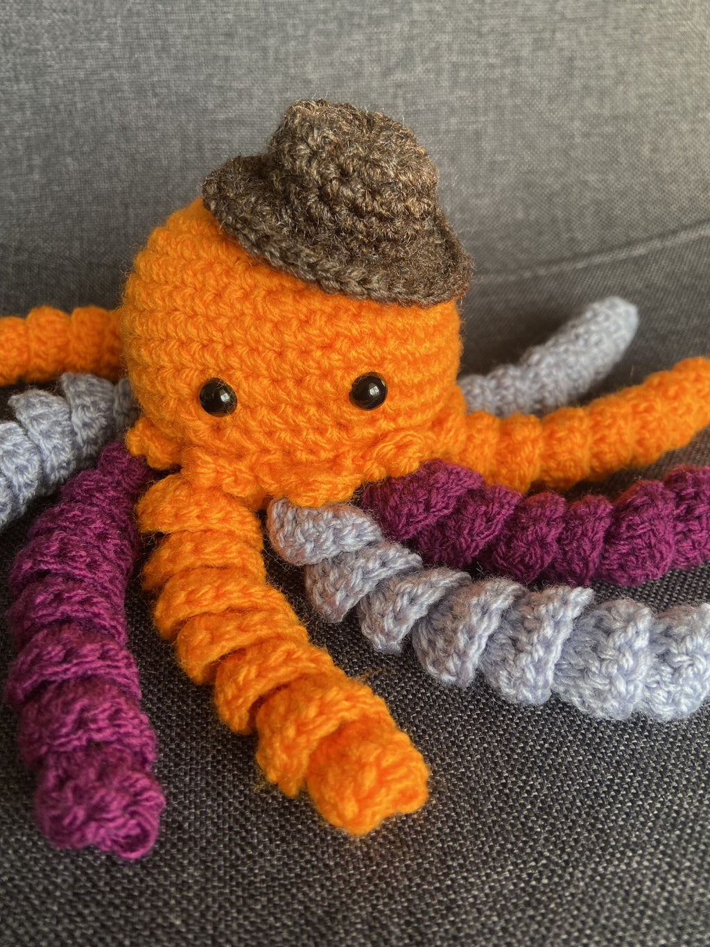 Peluche pieuvre au crochet – Amigurumi fait main en France Les Crochets d'Isabelle