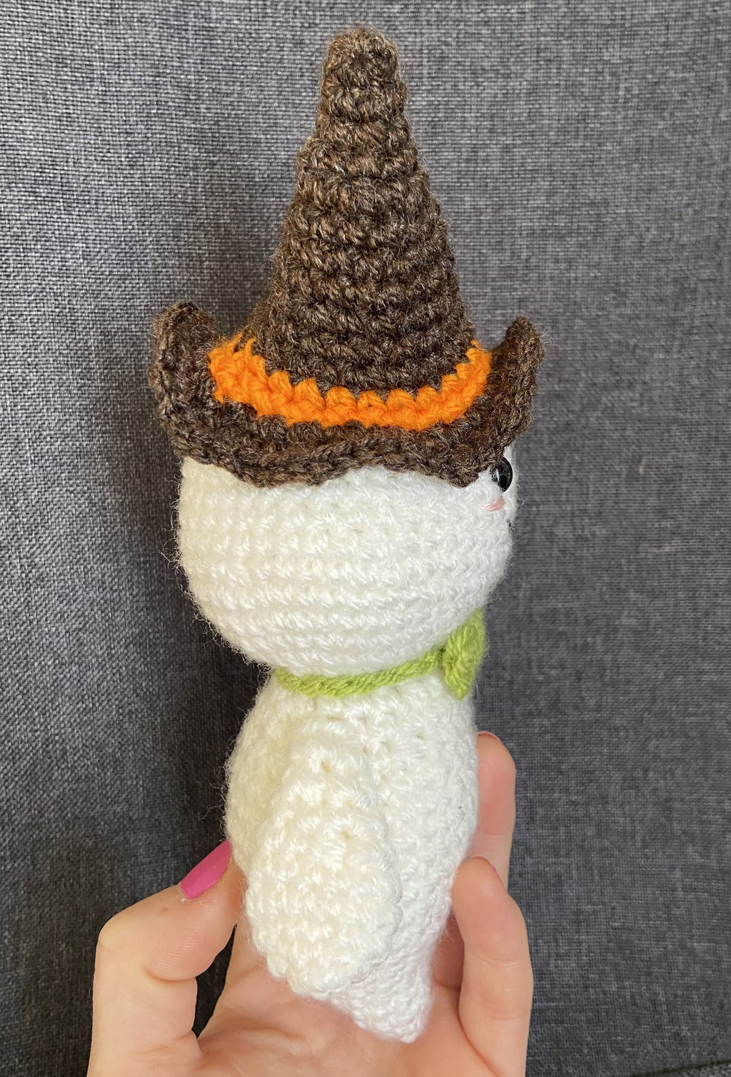 Couple de Fantômes au Crochet – Décoration Halloween Amigurumi Fait Main Les Crochets d'Isabelle