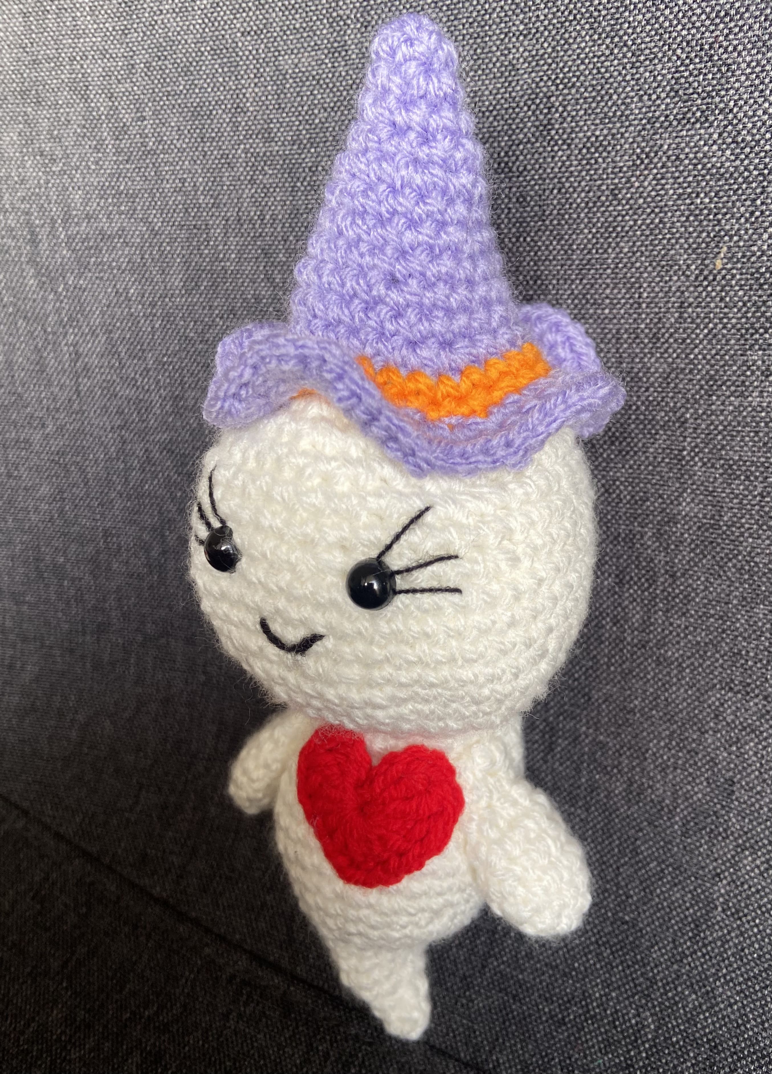 Couple de Fantômes au Crochet – Décoration Halloween Amigurumi Fait Main Les Crochets d'Isabelle