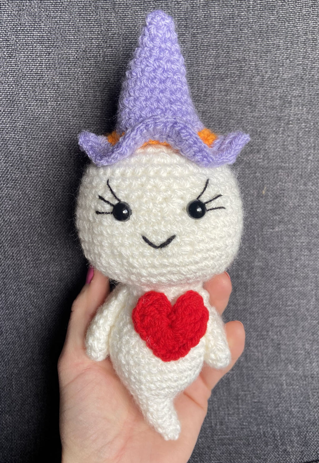 Couple de Fantômes au Crochet – Décoration Halloween Amigurumi Fait Main Les Crochets d'Isabelle