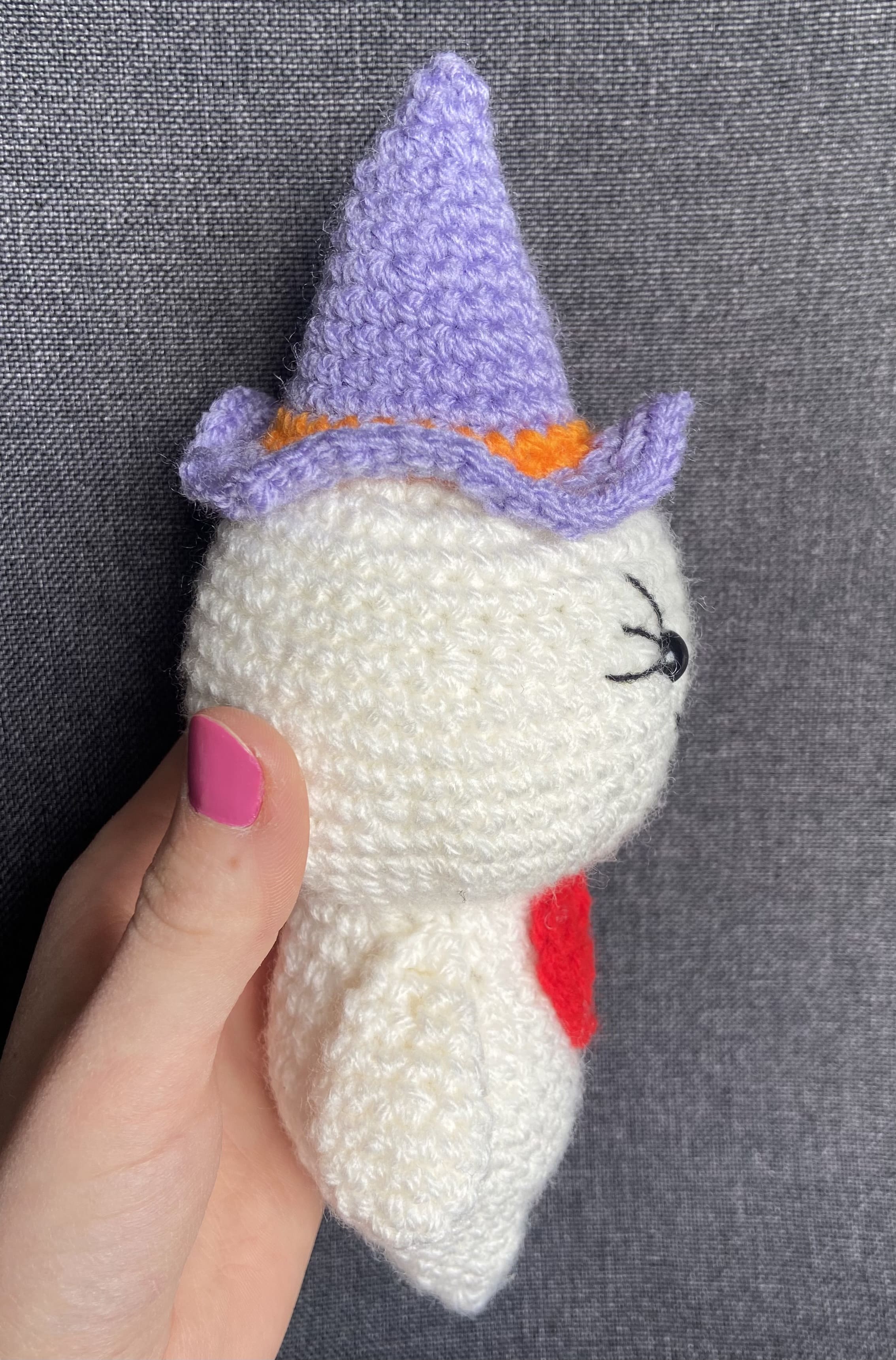 Couple de Fantômes au Crochet – Décoration Halloween Amigurumi Fait Main Les Crochets d'Isabelle