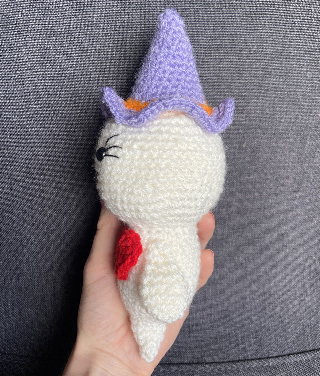 Couple de Fantômes au Crochet – Décoration Halloween Amigurumi Fait Main Les Crochets d'Isabelle