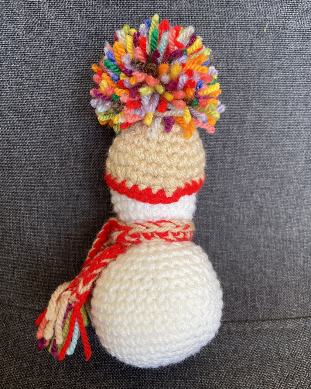 Peluche bonhomme de neige au crochet – Décoration de Noël Les Crochets d'Isabelle