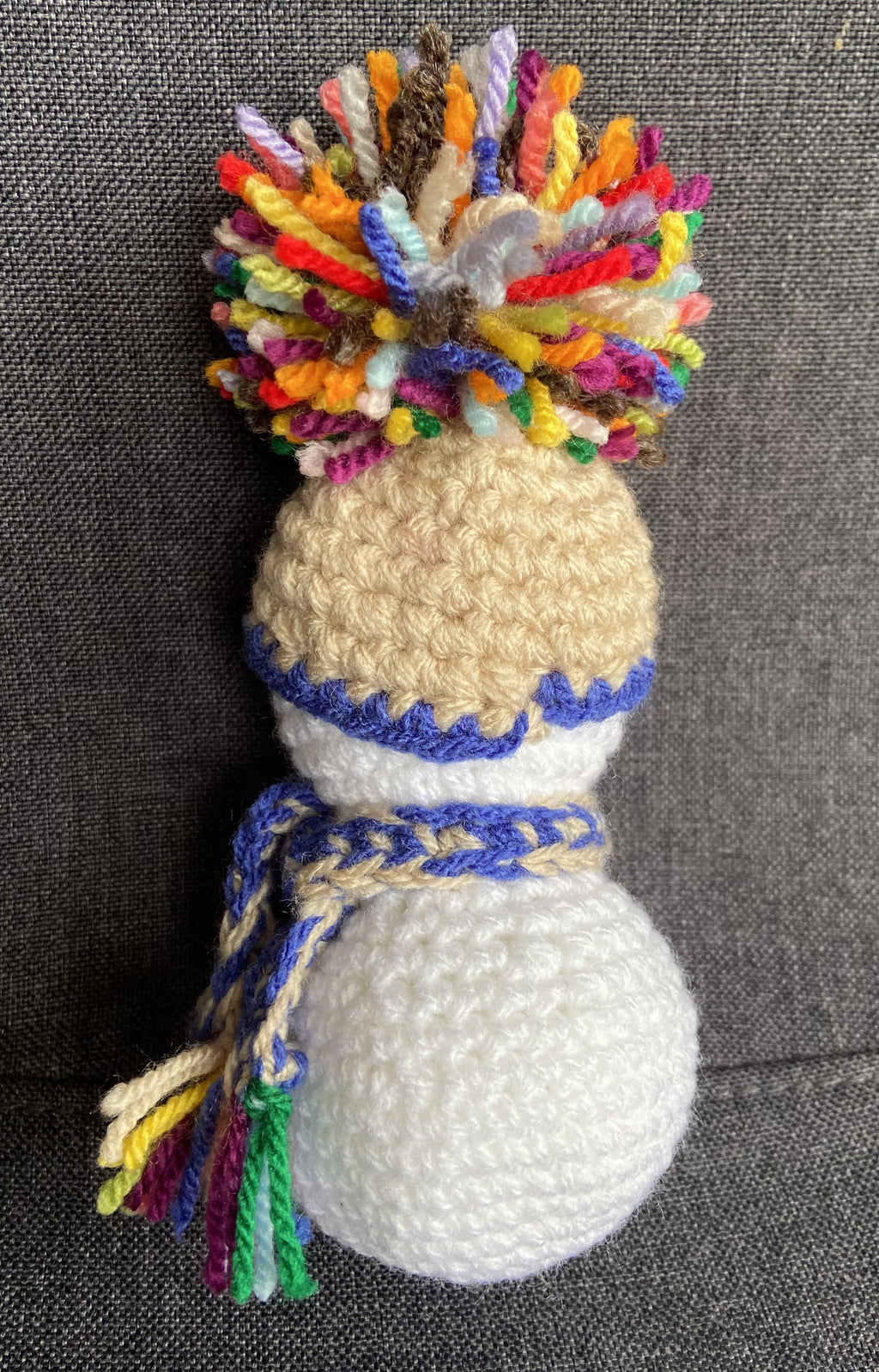 Peluche bonhomme de neige au crochet – Décoration Noël fait main en France Les Crochets d'Isabelle