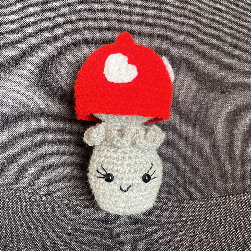 Peluche Champignon au Crochet – Amigurumi Fait Main en France Les Crochets d'Isabelle