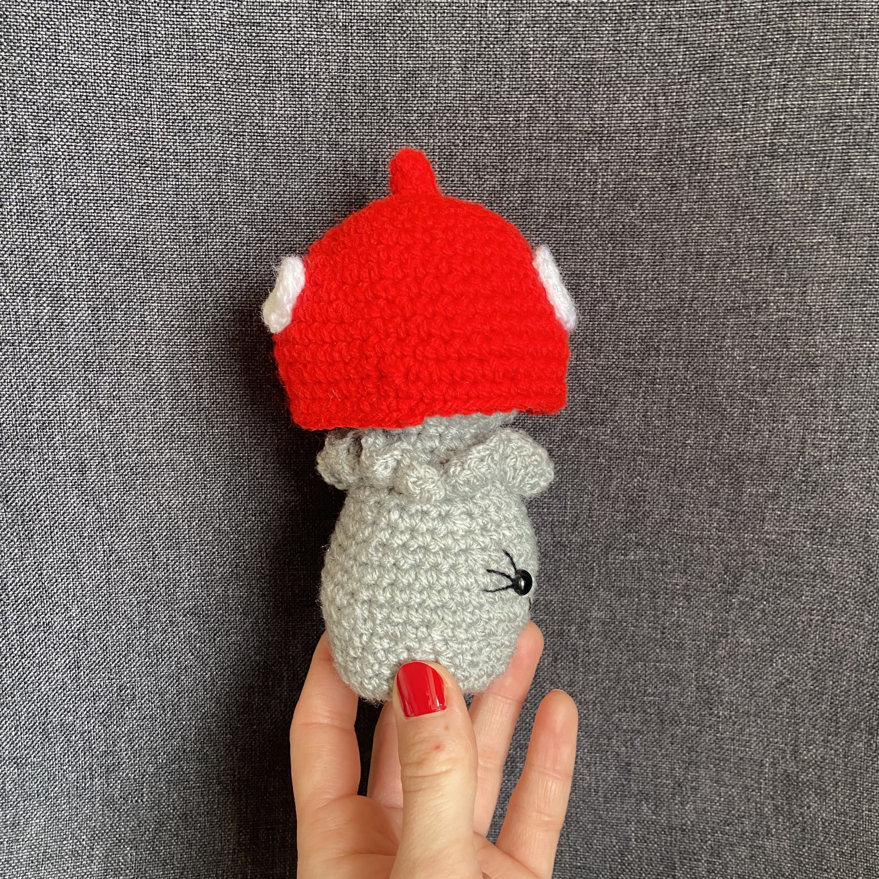 Peluche Champignon au Crochet – Amigurumi Fait Main en France Les Crochets d'Isabelle