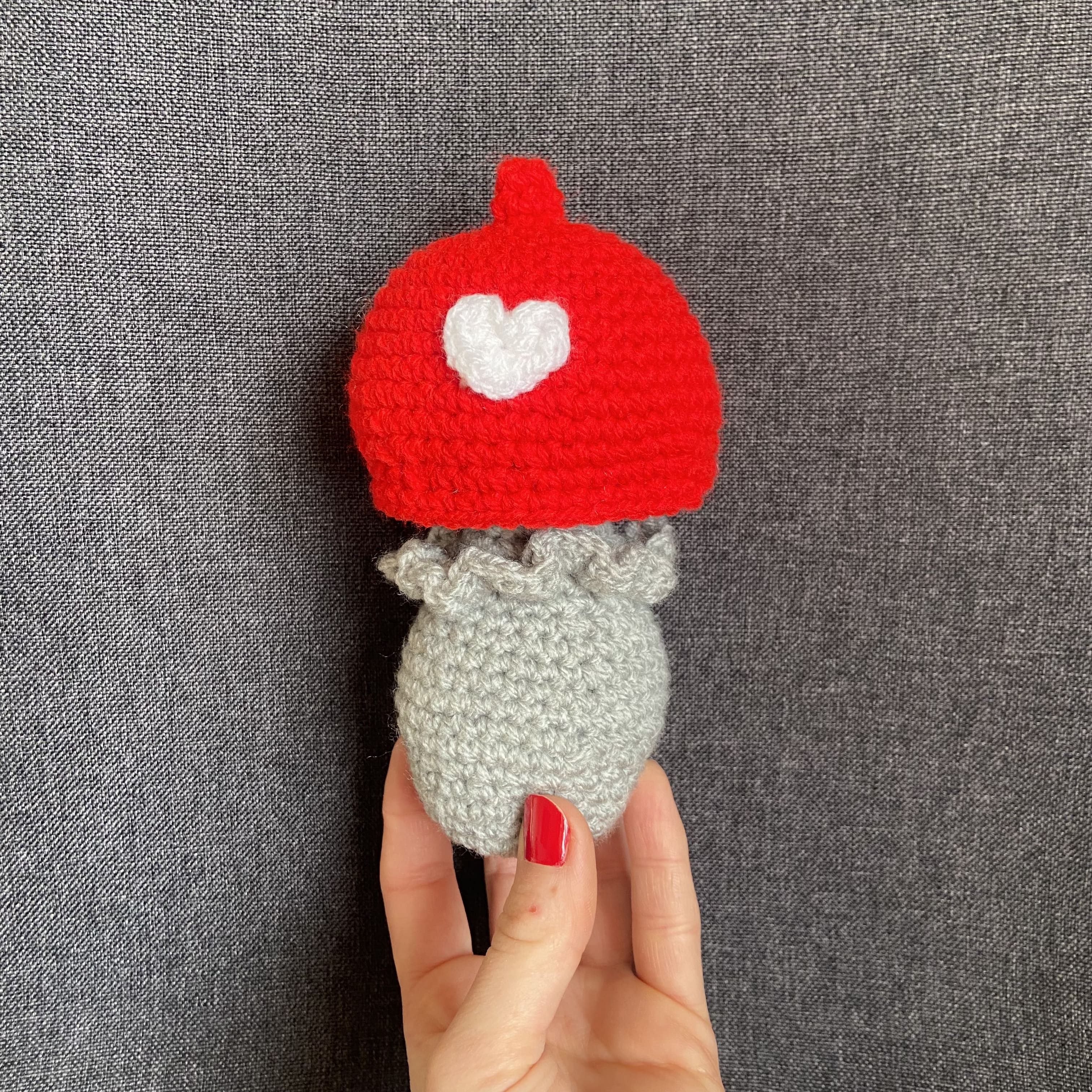Peluche Champignon au Crochet – Amigurumi Fait Main en France Les Crochets d'Isabelle