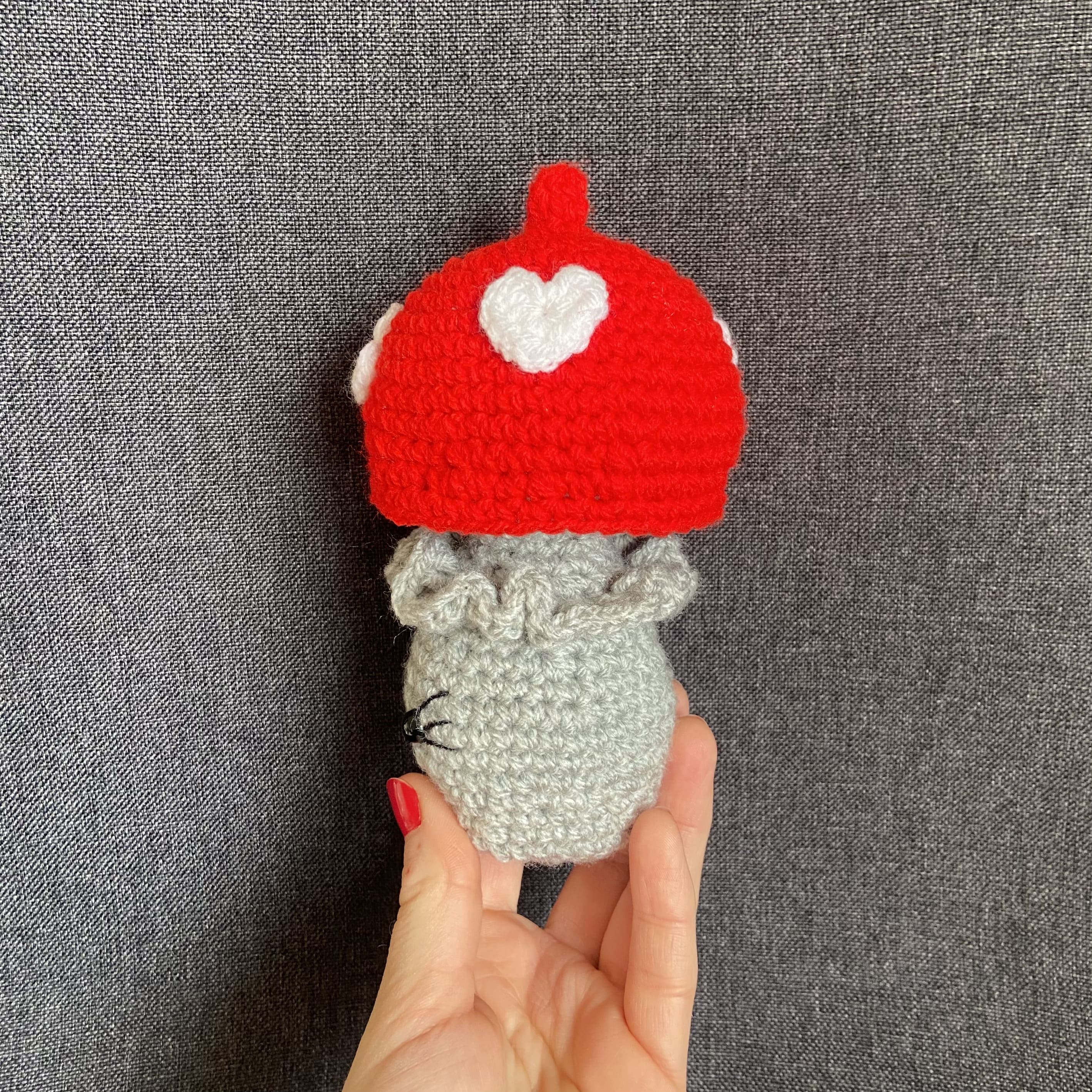 Peluche Champignon au Crochet – Amigurumi Fait Main en France Les Crochets d'Isabelle