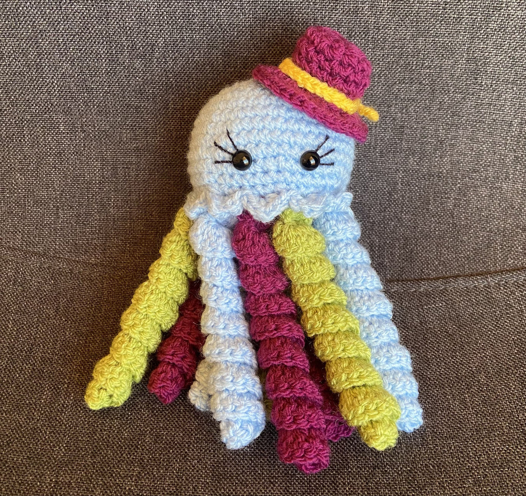 Peluche pieuvre au crochet – Amigurumi fait main en France Les Crochets d'Isabelle