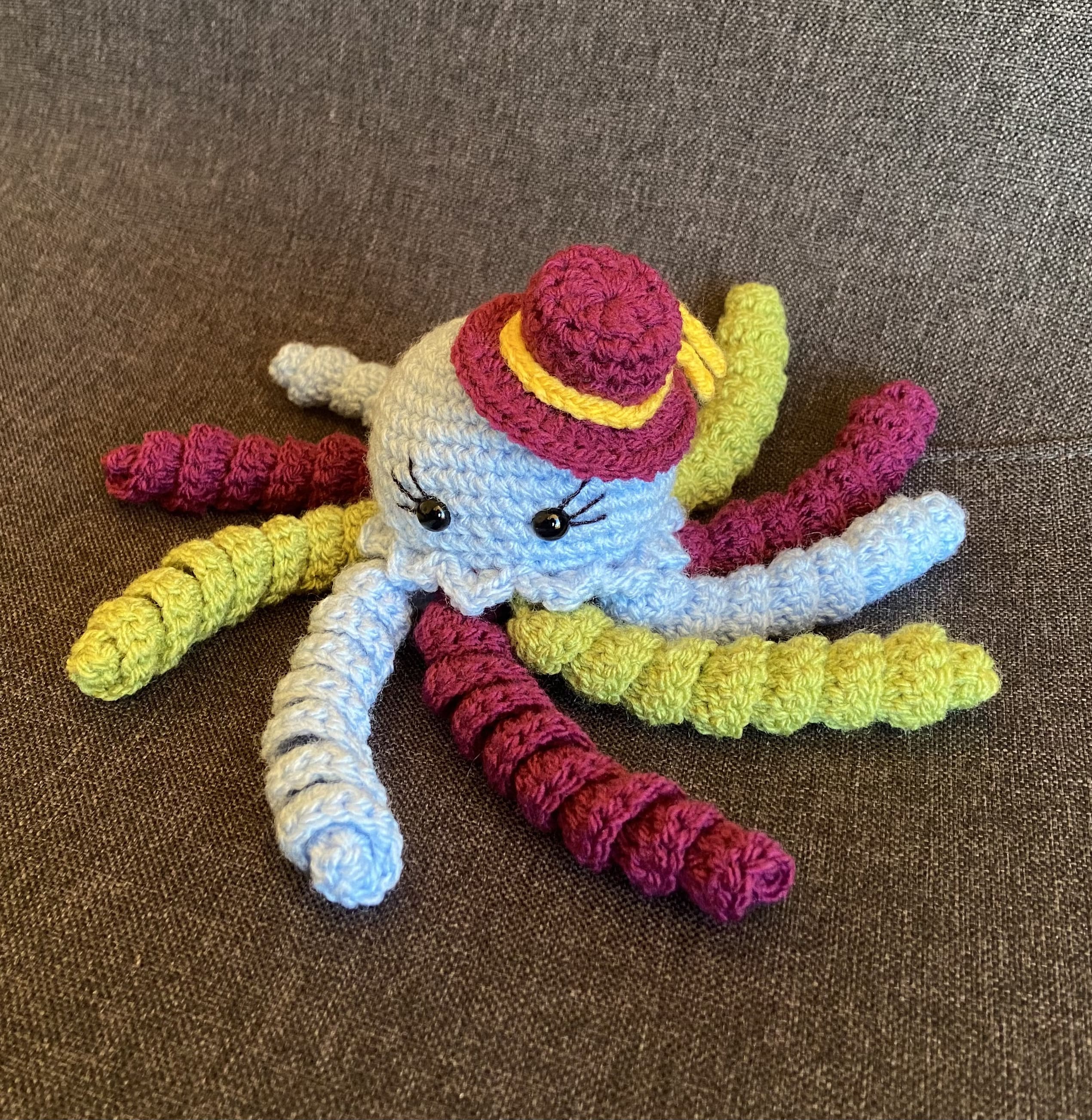 Peluche pieuvre au crochet – Amigurumi fait main en France Les Crochets d'Isabelle