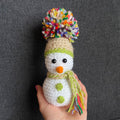 Peluche bonhomme de neige au crochet – Décoration Noël fait main en France Les Crochets d'Isabelle