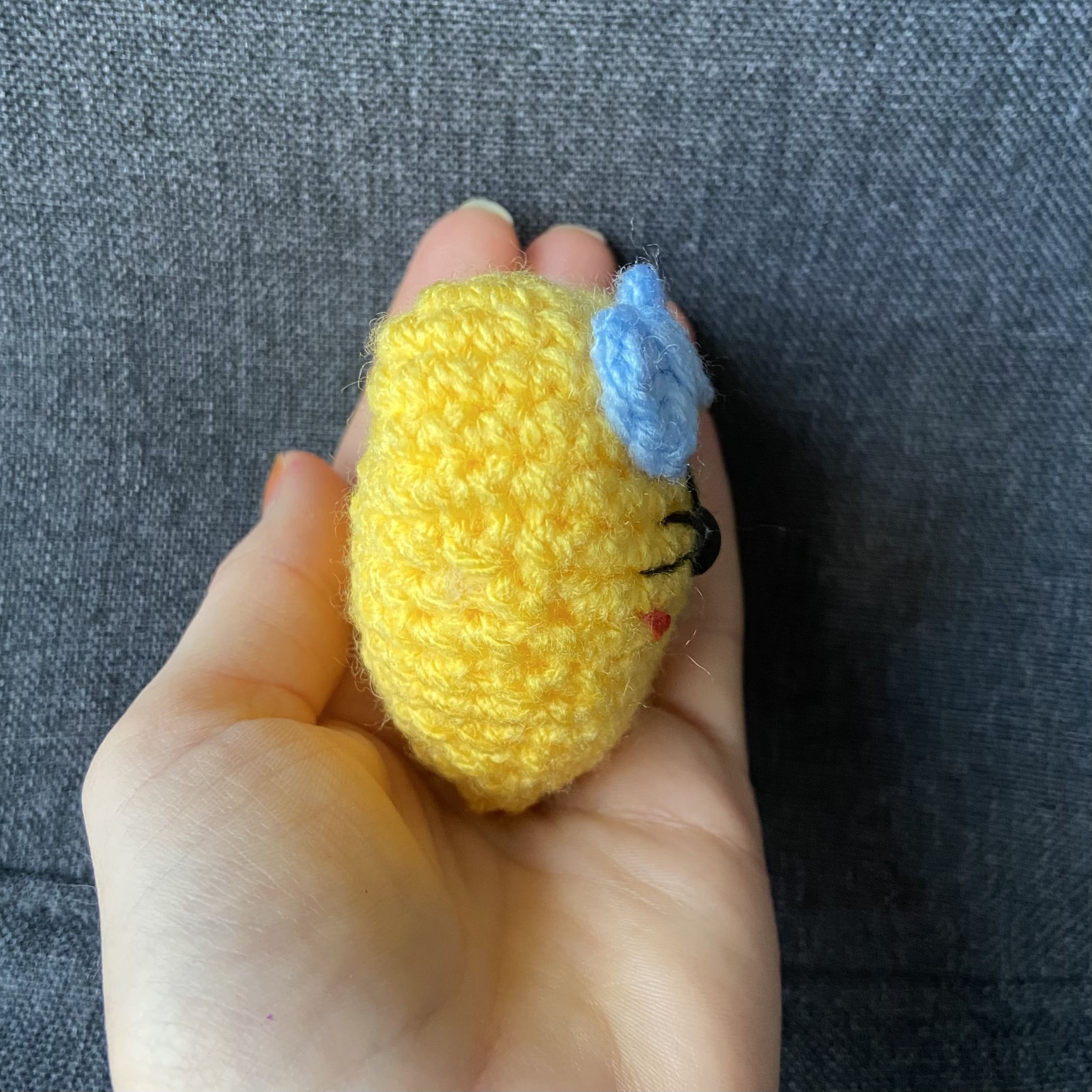 Couple de Cœurs Kawaii au Crochet – Décoration Amigurumi Fait Main en France Les Crochets d'Isabelle