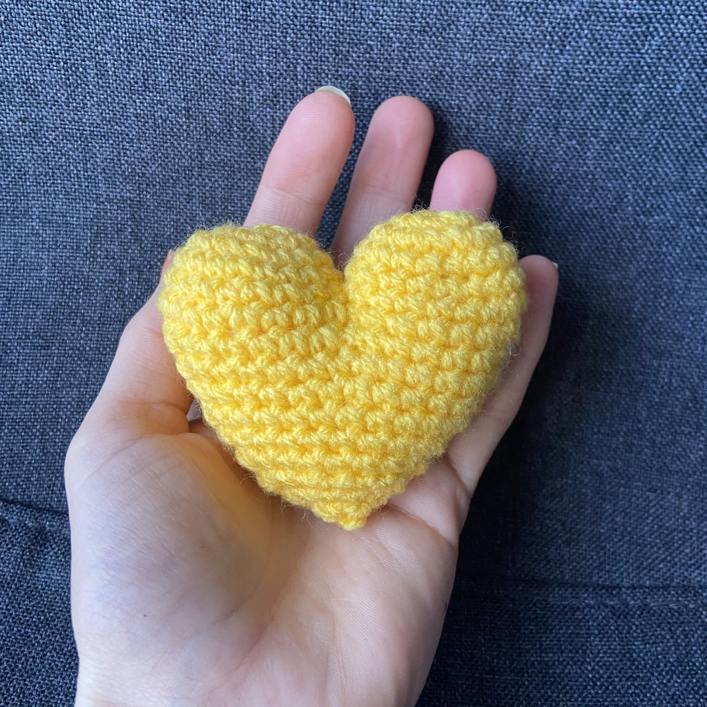 Couple de Cœurs Kawaii au Crochet – Décoration Amigurumi Fait Main en France Les Crochets d'Isabelle