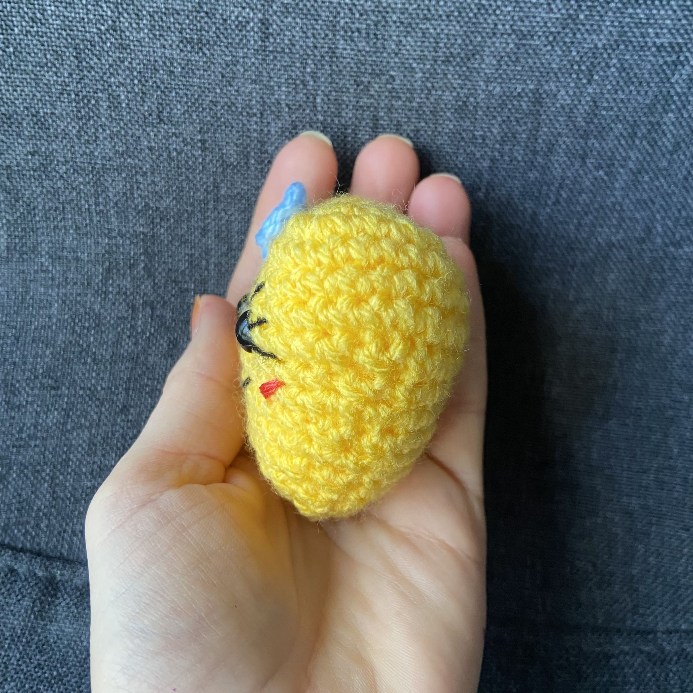Couple de Cœurs Kawaii au Crochet – Décoration Amigurumi Fait Main en France Les Crochets d'Isabelle