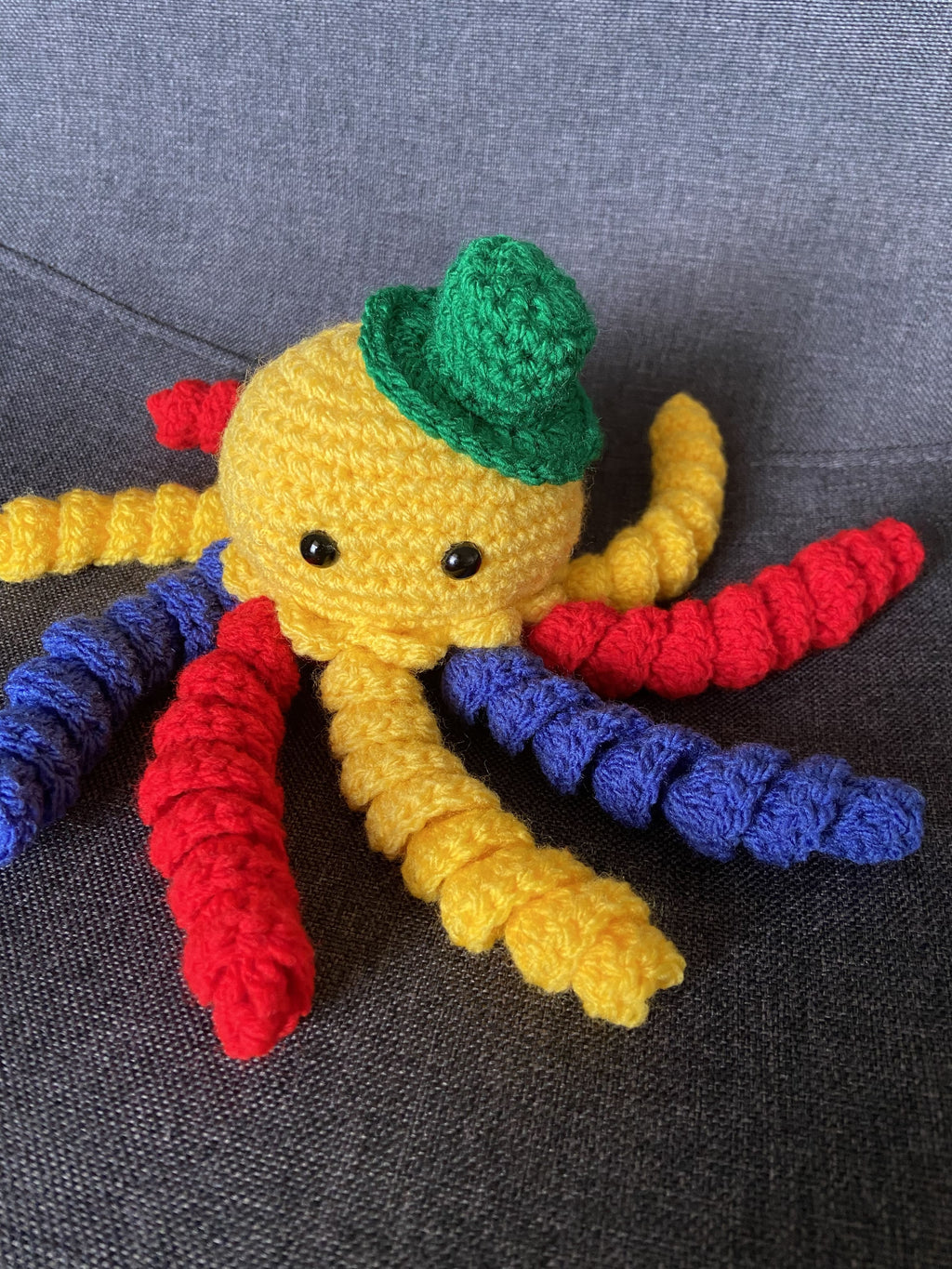 Peluche pieuvre au crochet – Amigurumi fait main en France Les Crochets d'Isabelle