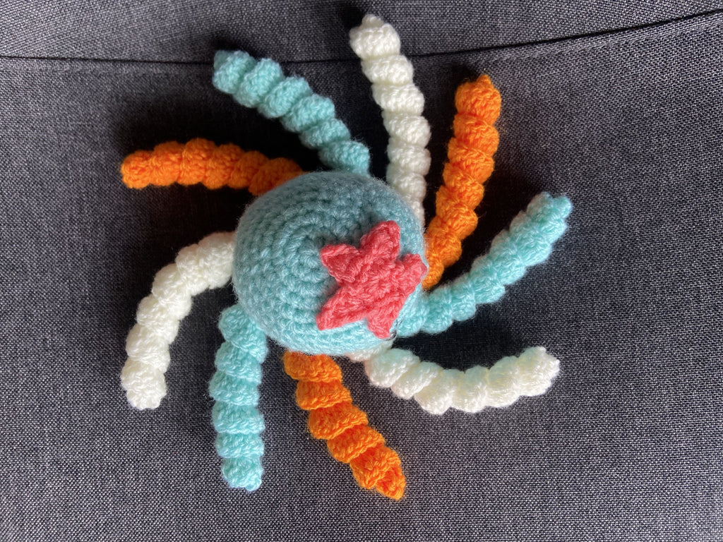 Peluche pieuvre au crochet – Amigurumi fait main en France Les Crochets d'Isabelle