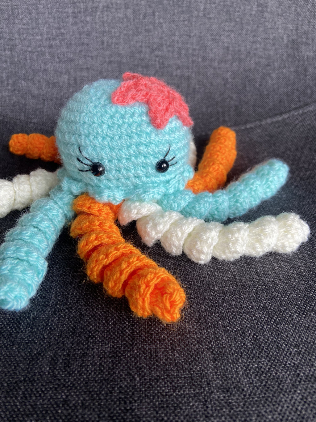 Peluche pieuvre au crochet – Amigurumi fait main en France Les Crochets d'Isabelle