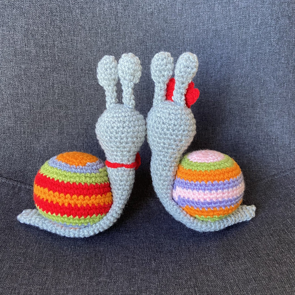 Peluches escargots au crochet – Amigurumi fait main en France Les Crochets d'Isabelle