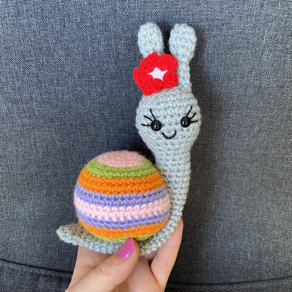 Peluches escargots au crochet – Amigurumi fait main en France Les Crochets d'Isabelle