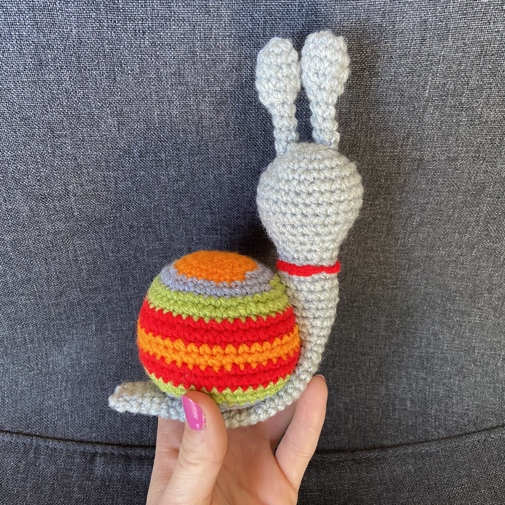 Peluches escargots au crochet – Amigurumi fait main en France Les Crochets d'Isabelle